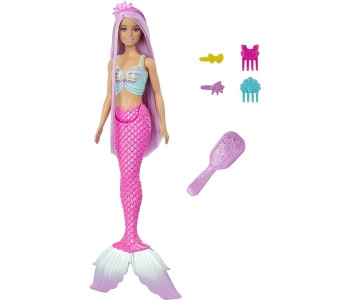 Bábika Barbie Rozprávková bábika s dlhými vlasmi - Morská panna