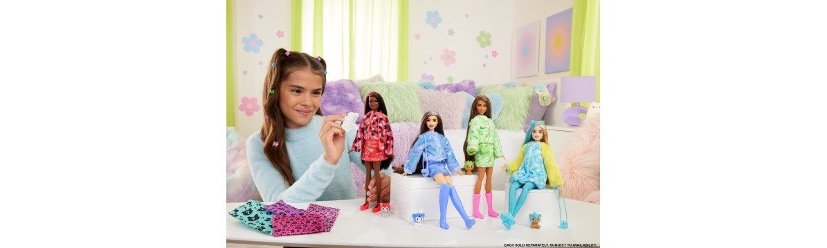 Bábika Barbie Cutie Reveal Barbie v kostýme
