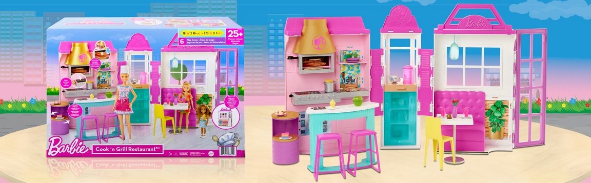 Barbie discount restaurant game