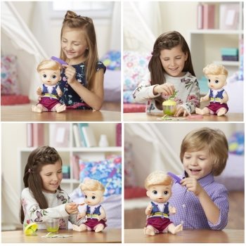 Miminko Baby Alive Blonďatý chlapeček s mixérem