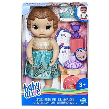Baby Alive Narozeninová tmavovlasá panenka Baby Alive Narozeninová tmavovlasá panenka