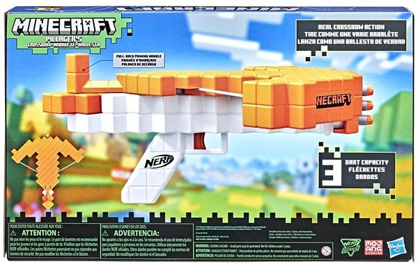 Detská zbraň Nerf Minecraft Pillagers Crossbow