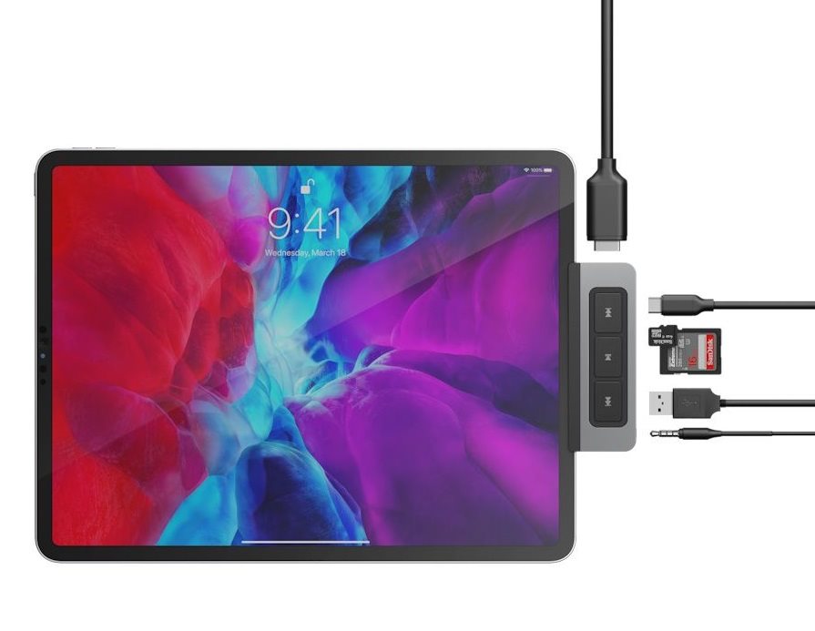 HyperDrive Media 6v1 USB-C Hub Port Replikator HyperDrive Media 6v1 USB-C Hub Port Replikator