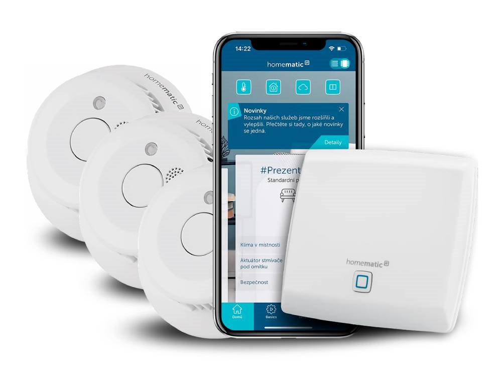 Homematic IP Starter Kit - fire safety HmIP-SK4 Homematic IP Starter Kit - fire safety HmIP-SK4