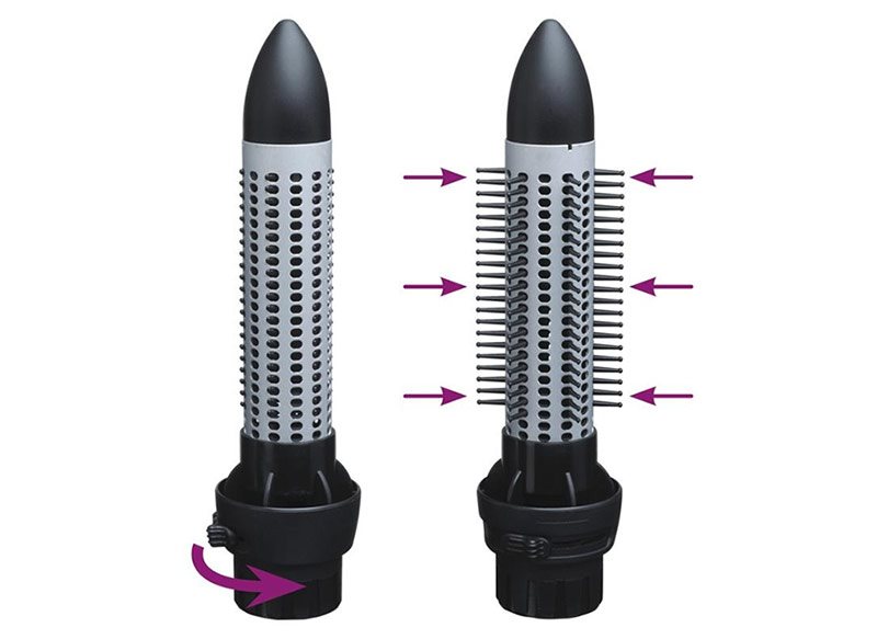 Bellissima GH16 400 25-mm-Bürste mit einziehbaren Zinken