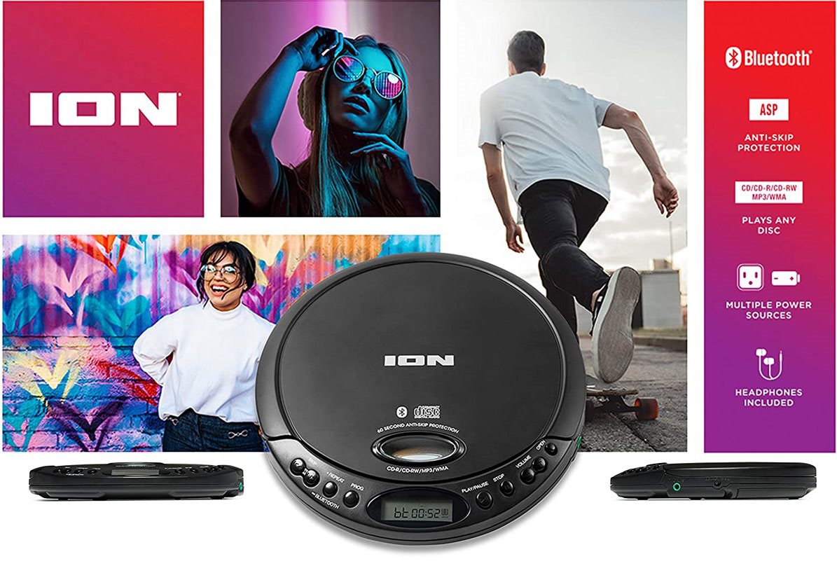 Přenosný discman ION CD GO