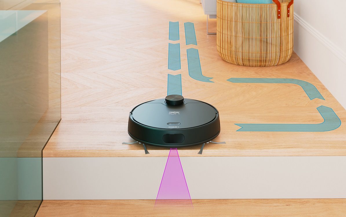 Niceboy ION Charles i9 Black Robotic Vacuum Cleaner