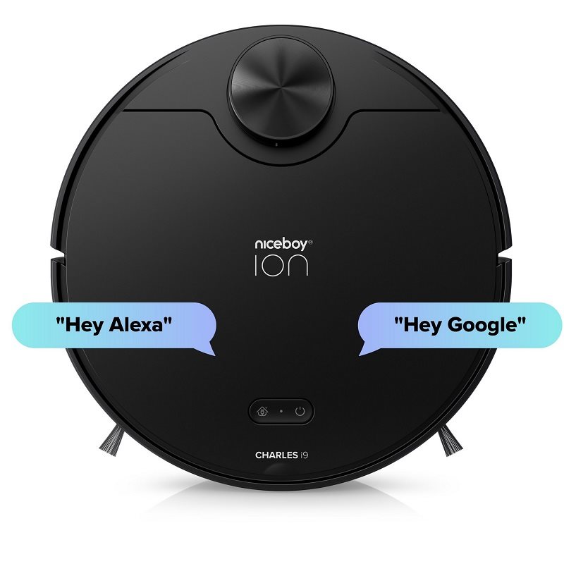 Niceboy ION Charles i9 Black Robotic Vacuum Cleaner