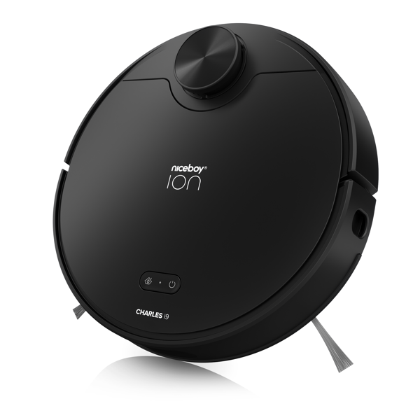 Niceboy ION Charles i9 Black Robotic Vacuum Cleaner