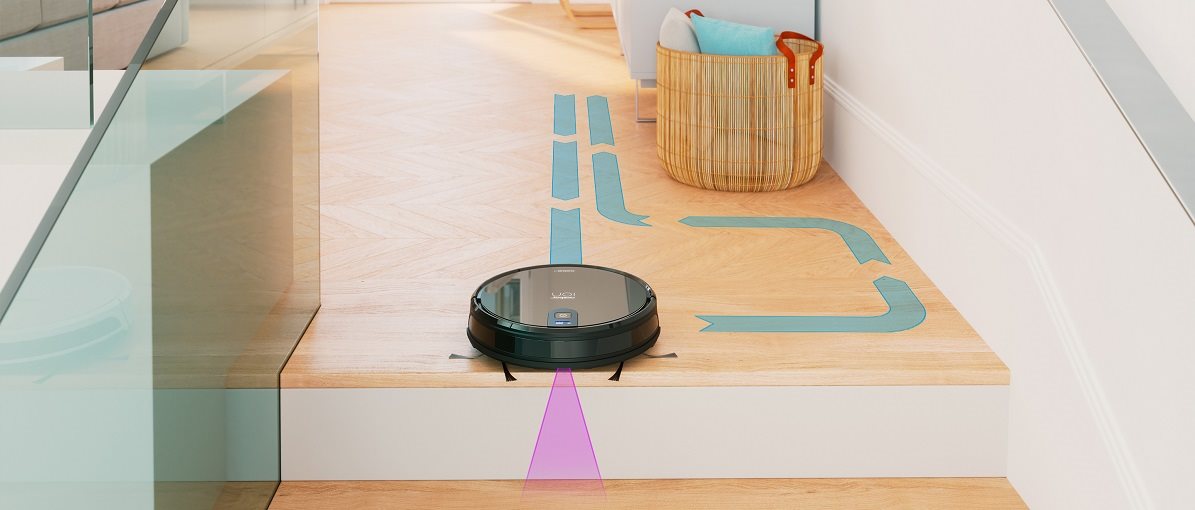 Niceboy ION Charles i7 Robotic Vacuum Cleaner Black with Mop
