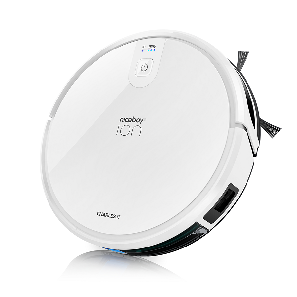 Niceboy ION Charles i7 Robotic Vacuum Cleaner White with Mop