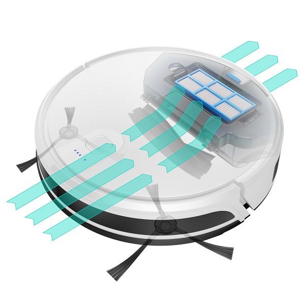 Niceboy ION Charles i7 Robotic Vacuum Cleaner White with Mop