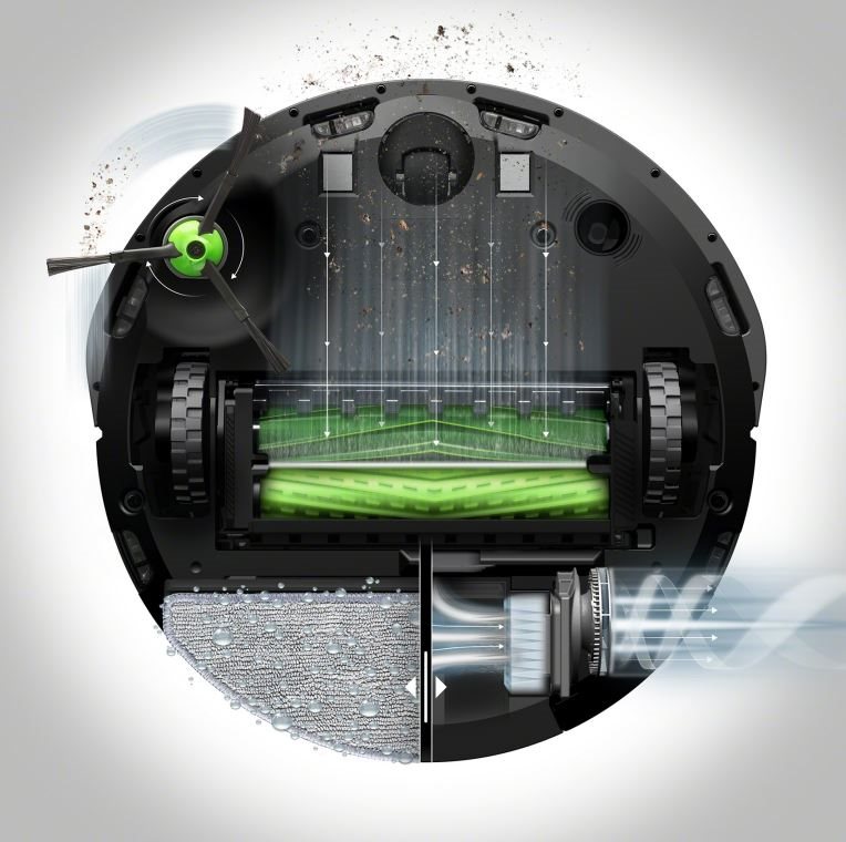 Roboter-Staubsauger iRobot Roomba i8+ Combo (i8578)