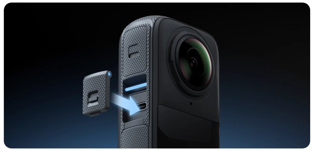 Príslušenstvo pre akčnú kameru Insta360 X4 USB Cover