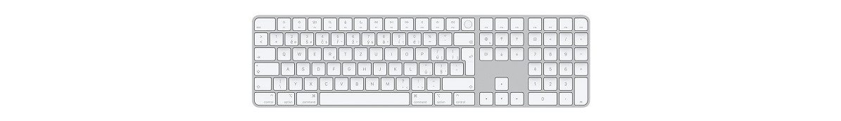 Apple Magic Keyboard s Touch ID a numerickou klávesnicí - CZ