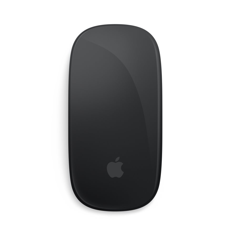 Myš Apple Magic Mouse, černá bezdrátová, laserová, symetrická, černá