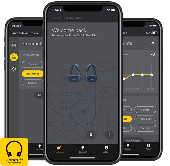 Aplikace Jabra Evolve 65e