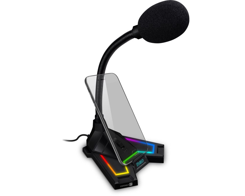 Mikrofon CONNECT IT NEO RGB ProMIC