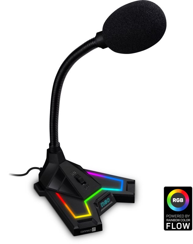 Mikrofon CONNECT IT NEO RGB ProMIC