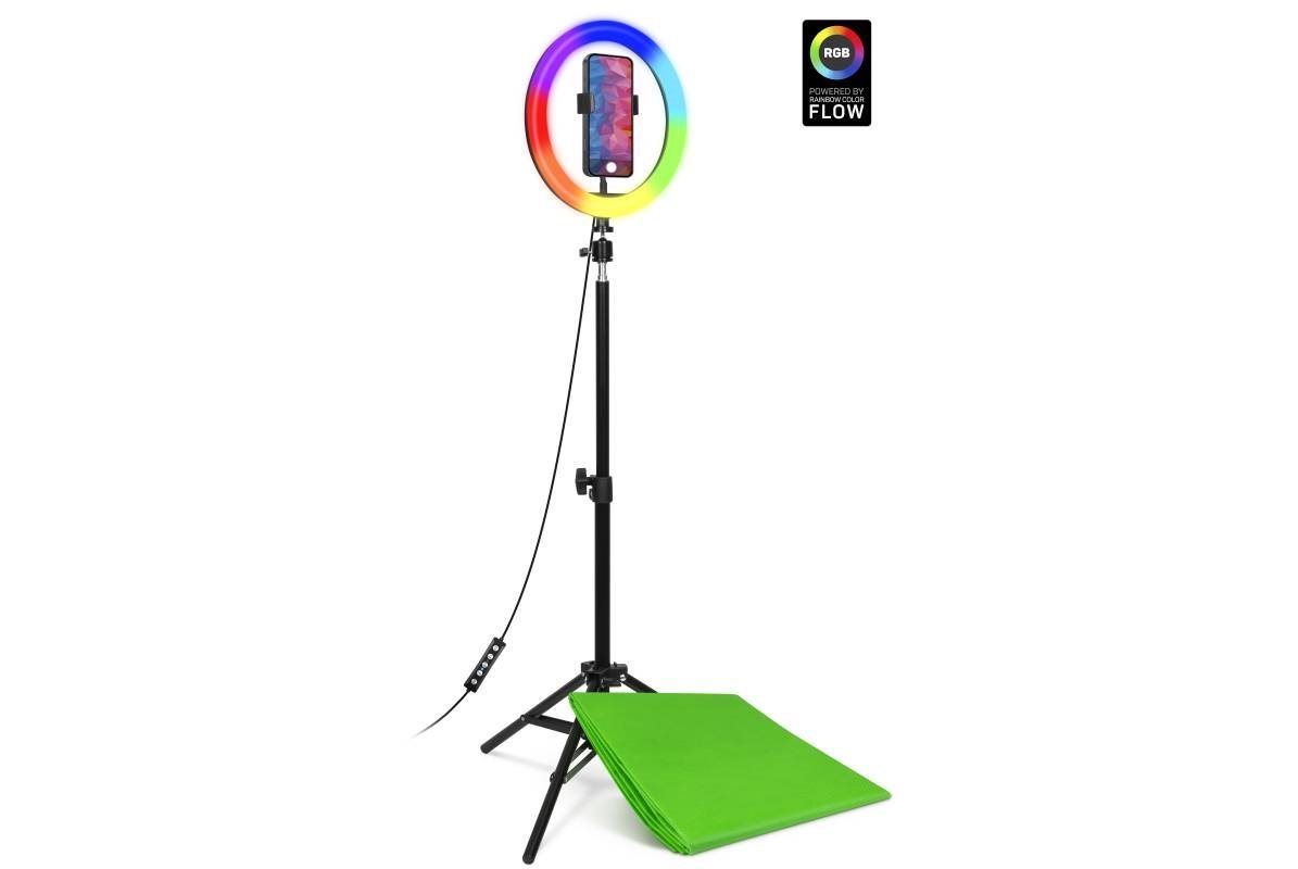 Foto světlo CONNECT IT Streaming Box Selfie10Ring RGB
