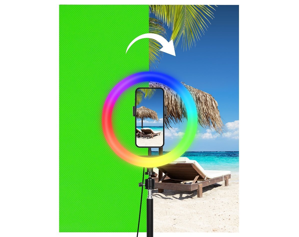 Foto světlo CONNECT IT Streaming Box Selfie10Ring RGB