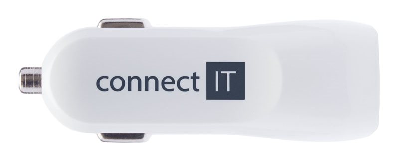 Nabíječka do auta CONNECT IT InCarz Charger Strong bílá