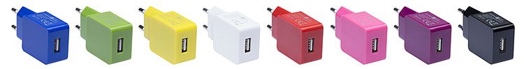 CONNECT IT COLORZ USB nabíječky