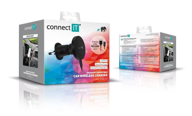 Bezdrátová nabíječka do auta CONNECT IT InCarz Magsafe