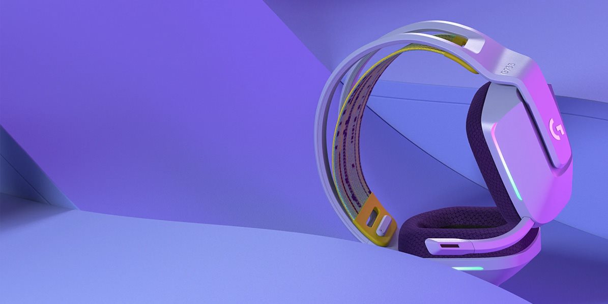 Logitech G733 Lightspeed RGB lilac gaming headset