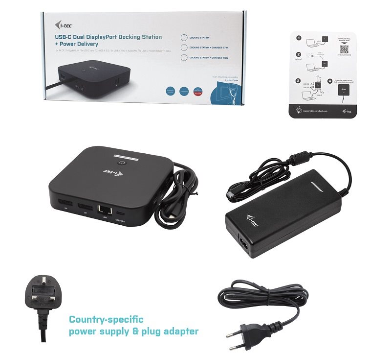  i-tec USB-C Dual Display Docking Station