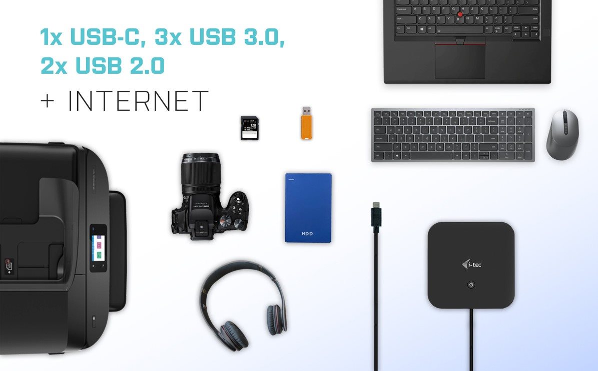  Dokovací stanice i-tec USB-C Dual Display Docking Station