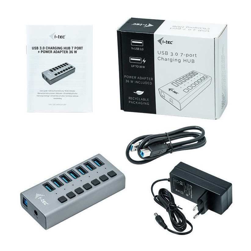 USB hub I-TEC USB 3.0 Charging HUB 7 port