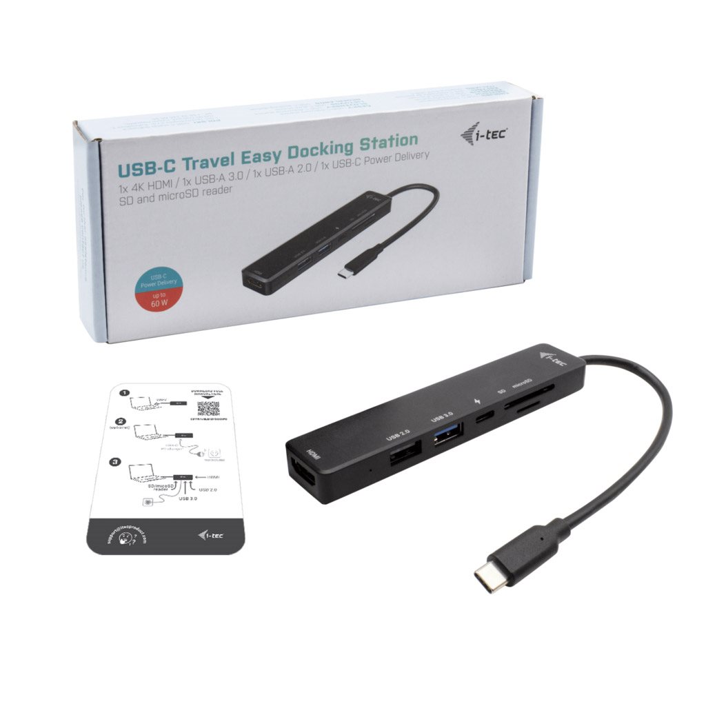 Univerzálna dokovacia stanica i-tec USB-C Travel Easy Dock 4K