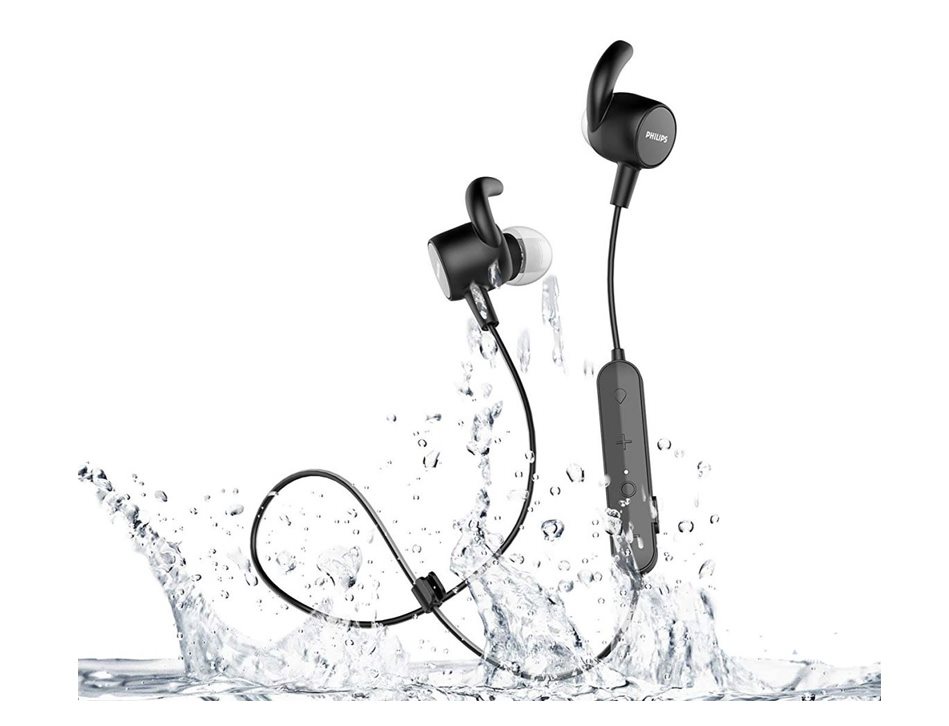 Philips ActionFit TASN503BK Voděodolný design