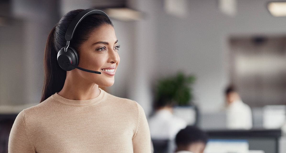 Náhlavní souprava Jabra Evolve2 65 MS Stereo Black