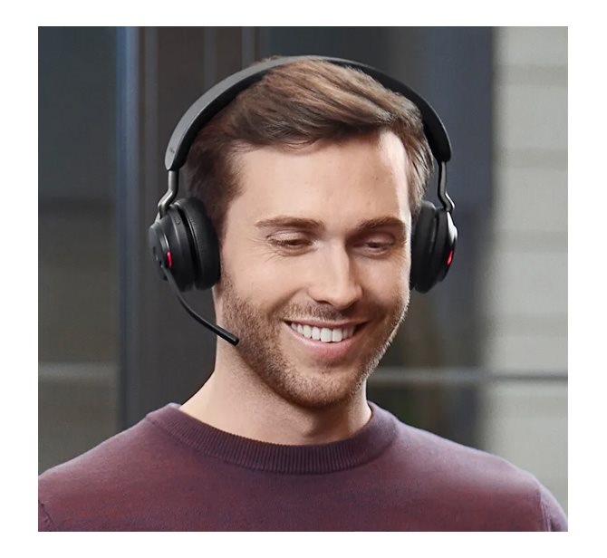 Náhlavní souprava Jabra Evolve2 65 MS Stereo Black