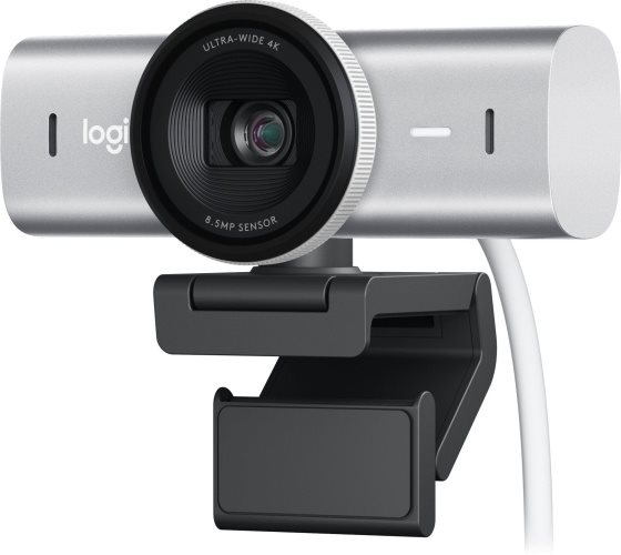 Kamera na PC Webkamera Logitech MX Brio 4K Ultra HD Webcam, Pale Grey