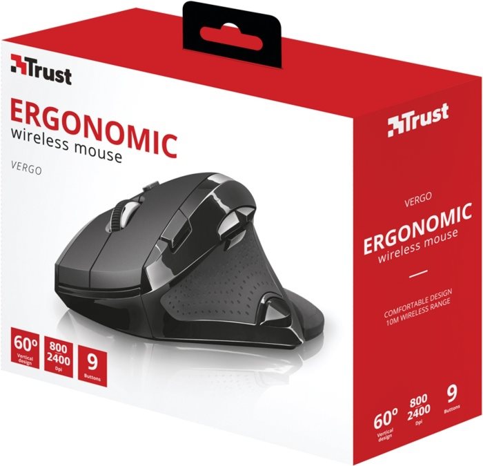 Trust Vergo Wireless Ergonomic Comfort Mouse Trust Vergo Wireless Ergonomic Comfort Mouse