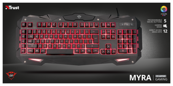 Trust GXT 840 Myra Gaming Keyboard Trust GXT 840 Myra Gaming Keyboard