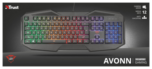 Trust GXT 830-RW Avonn Gaming Keyboard CZ/SK Trust GXT 830-RW Avonn Gaming Keyboard CZ/SK