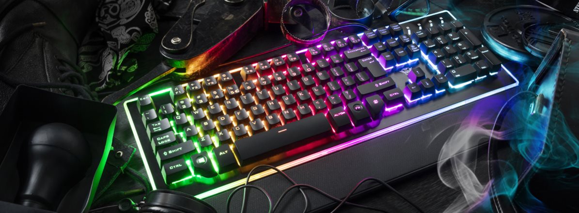 Trust GXT 860 Thura Herní klávesnice s RGB podsvícením