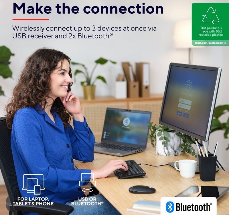 Trust LYRA Compact Wireless Tastatur Trust LYRA Compact Wireless Tastatur
