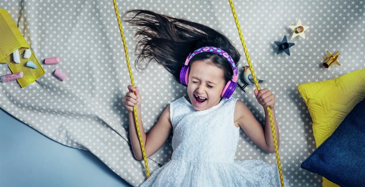 Dětská bezdrátová Bluetooth sluchátka