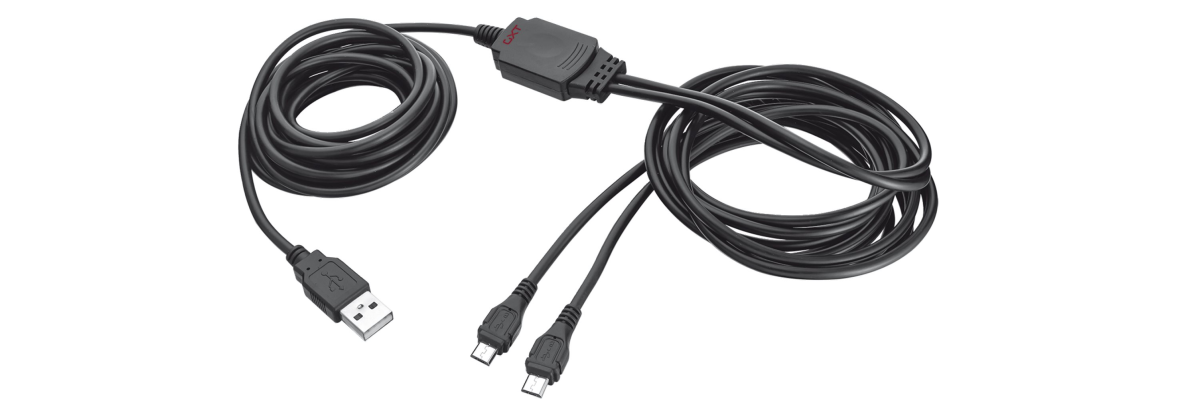 Trust GXT 222 Duo Charge & Play Cable for PS4
