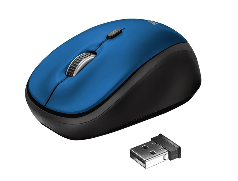 TRUST YVO MOUSE & SLEEVE BLUE Ergonomická bezdrôtová myš