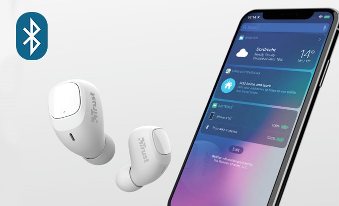 Trust Nika Compact Bluetooth biele
