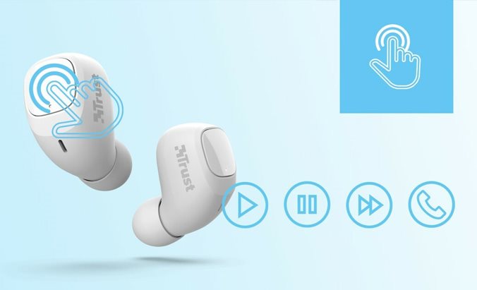 Trust Nika Compact Bluetooth biele