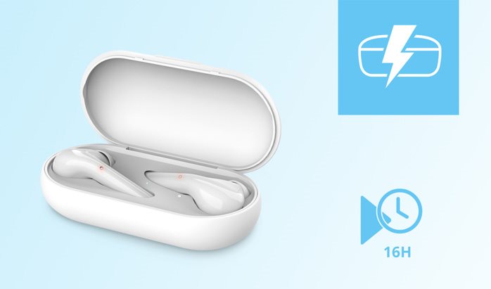 Dobíjacie puzdro Trust Nika Touch Bluetooth biele