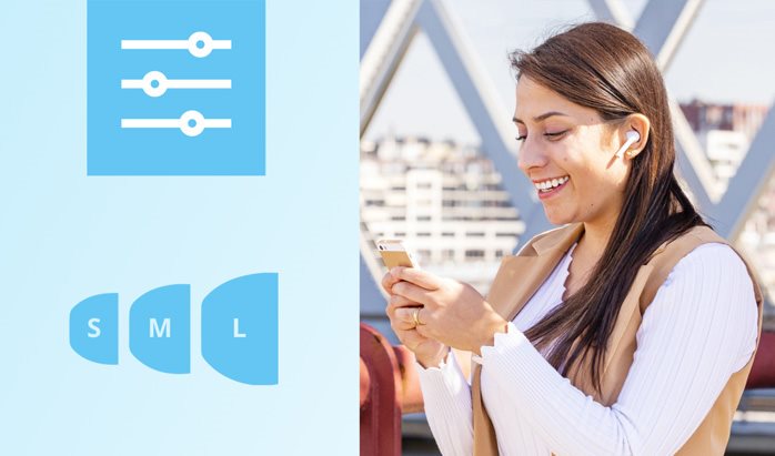 Ergonomický dizajn Trust Nika Touch Bluetooth biele
