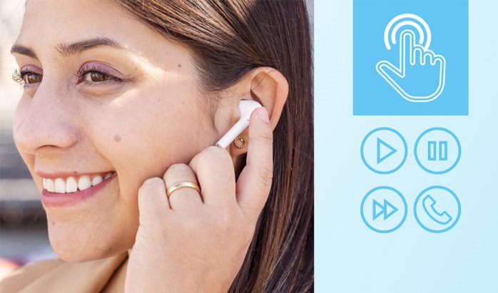 Dotykové ovládanie Trust Nika Touch Bluetooth biele